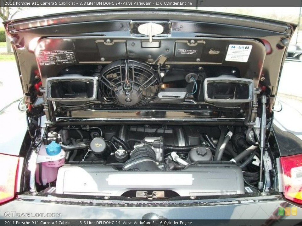 3.8 Liter DFI DOHC 24-Valve VarioCam Flat 6 Cylinder Engine for the 2011 Porsche 911 #48463542