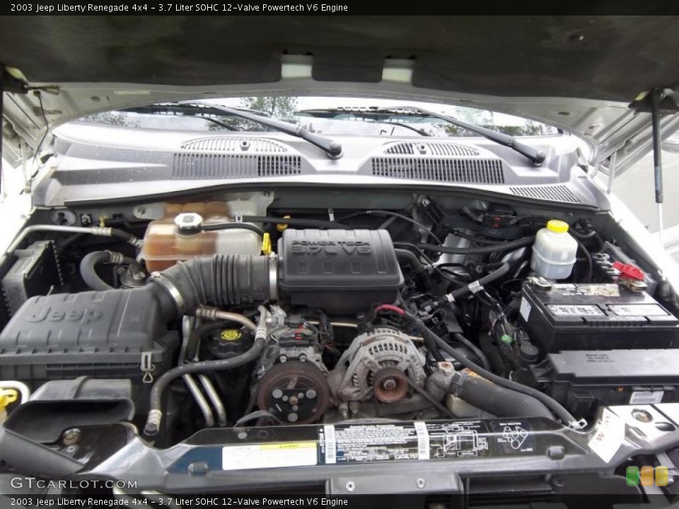 3.7 Liter SOHC 12-Valve Powertech V6 Engine for the 2003 Jeep Liberty #48465990