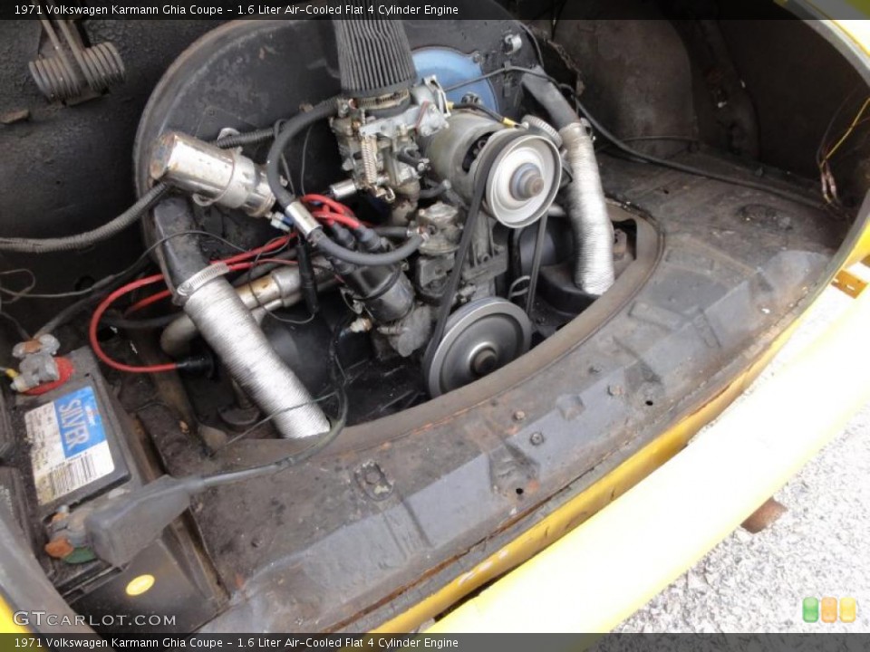 1.6 Liter Air-Cooled Flat 4 Cylinder Engine for the 1971 Volkswagen Karmann Ghia #48472368