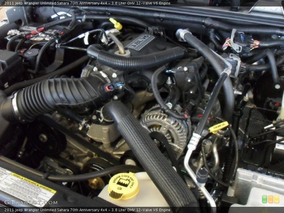 3.8 Liter OHV 12-Valve V6 Engine for the 2011 Jeep Wrangler Unlimited #48473745