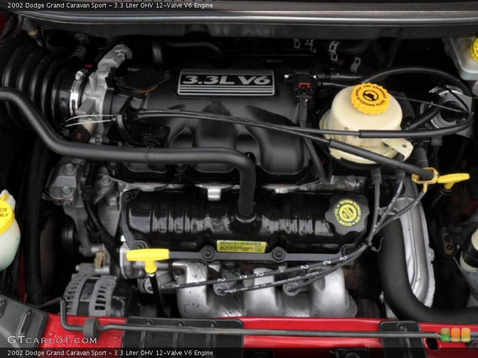 3.3 Liter OHV 12-Valve V6 Engine for the 2002 Dodge Grand Caravan #48475358