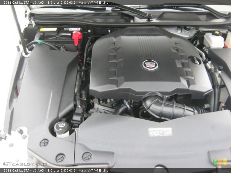 3.6 Liter DI DOHC 24-Valve VVT V6 2011 Cadillac STS Engine