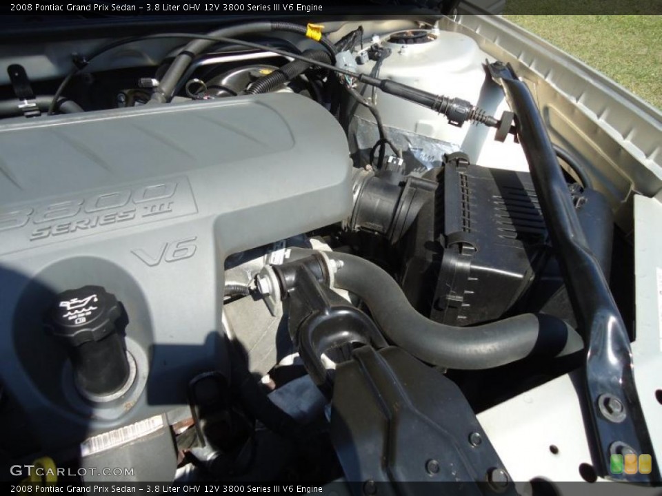 3.8 Liter OHV 12V 3800 Series III V6 Engine for the 2008 Pontiac Grand Prix #48482233