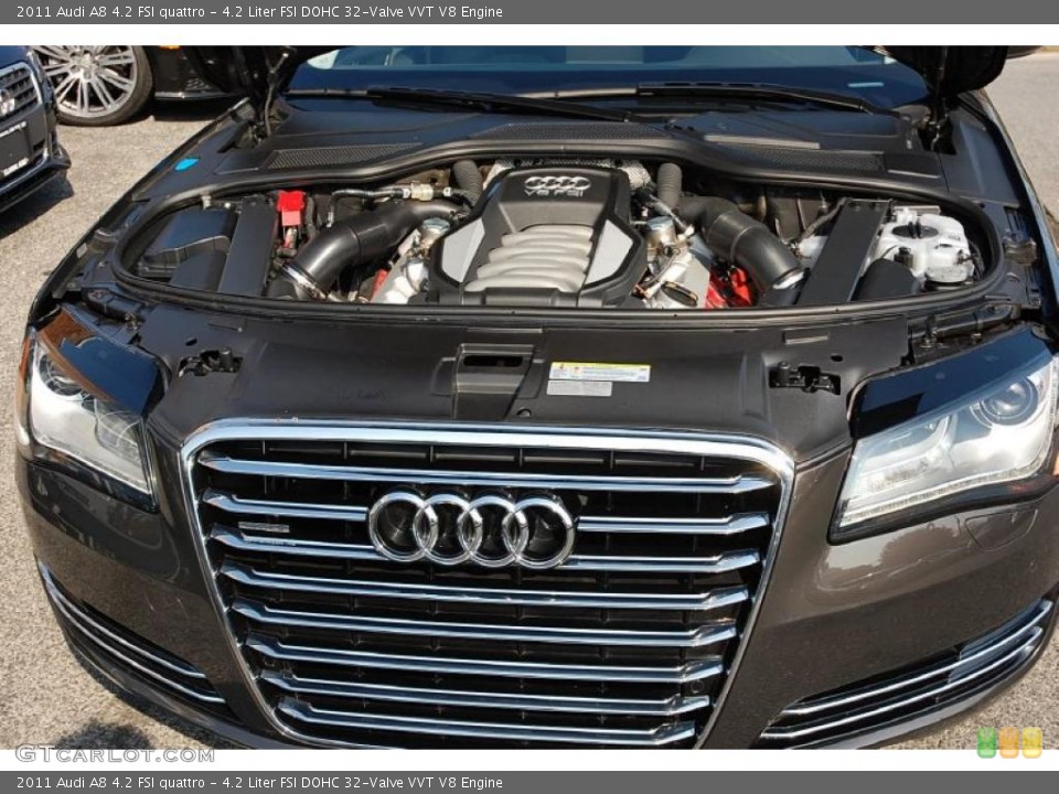 4.2 Liter FSI DOHC 32-Valve VVT V8 Engine for the 2011 Audi A8 #48483045