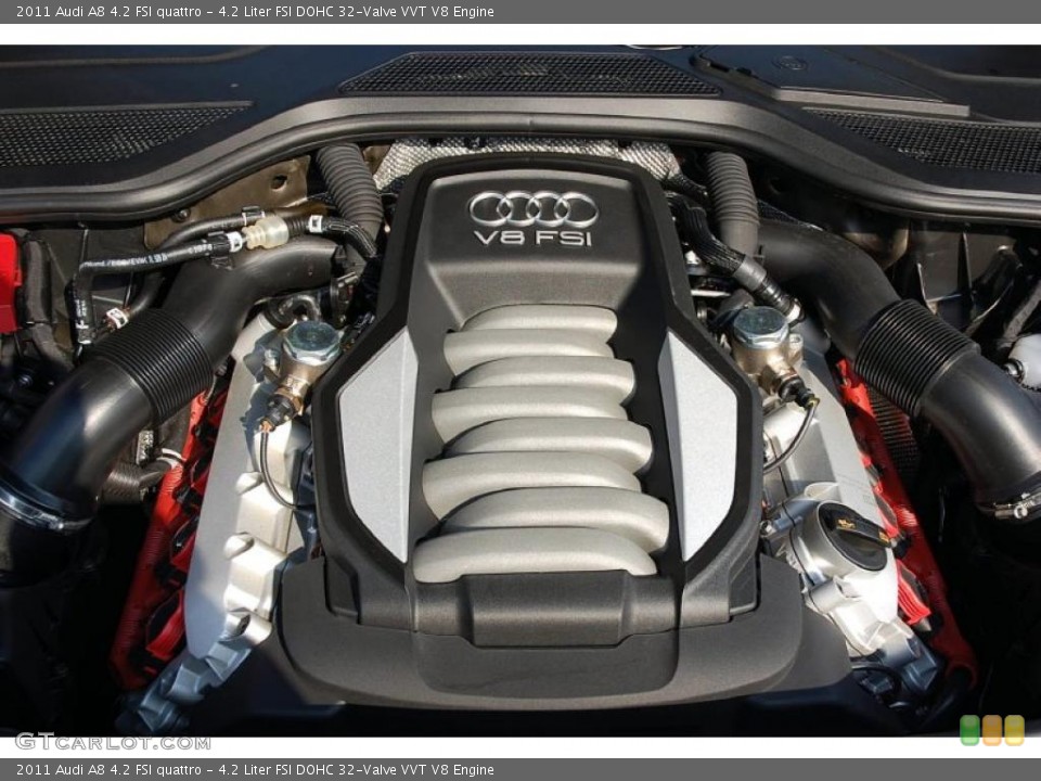 4.2 Liter FSI DOHC 32-Valve VVT V8 Engine for the 2011 Audi A8 #48483063