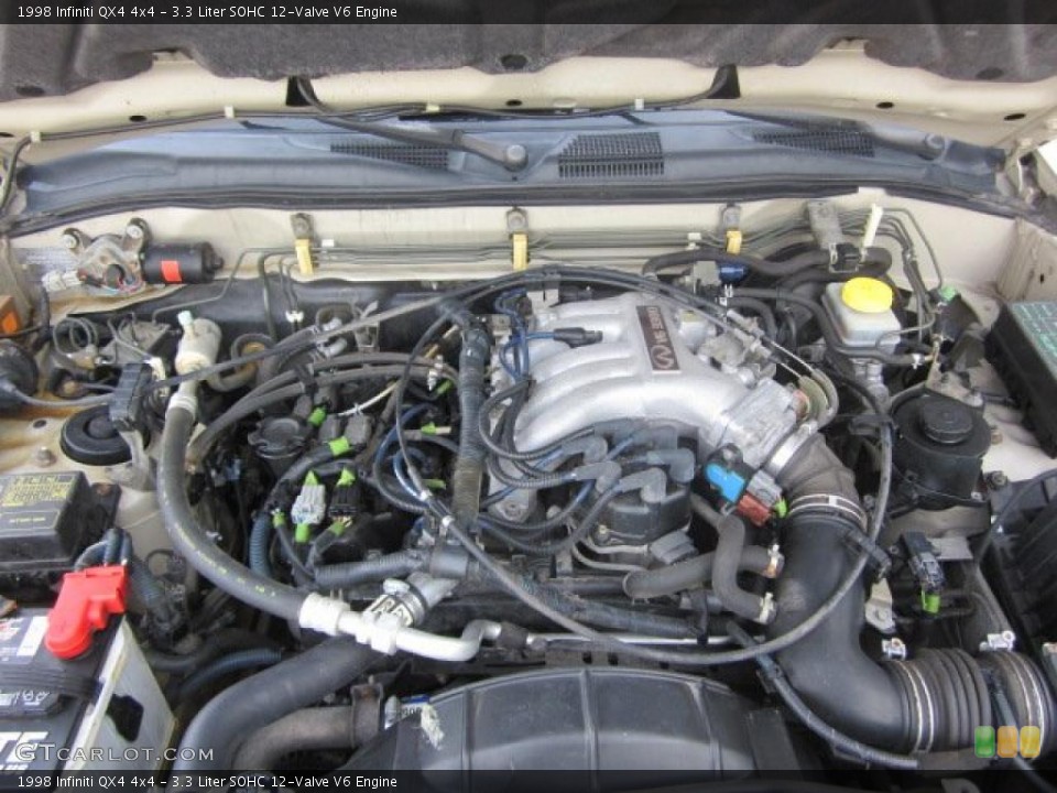 3.3 Liter SOHC 12-Valve V6 Engine for the 1998 Infiniti QX4 #48490786