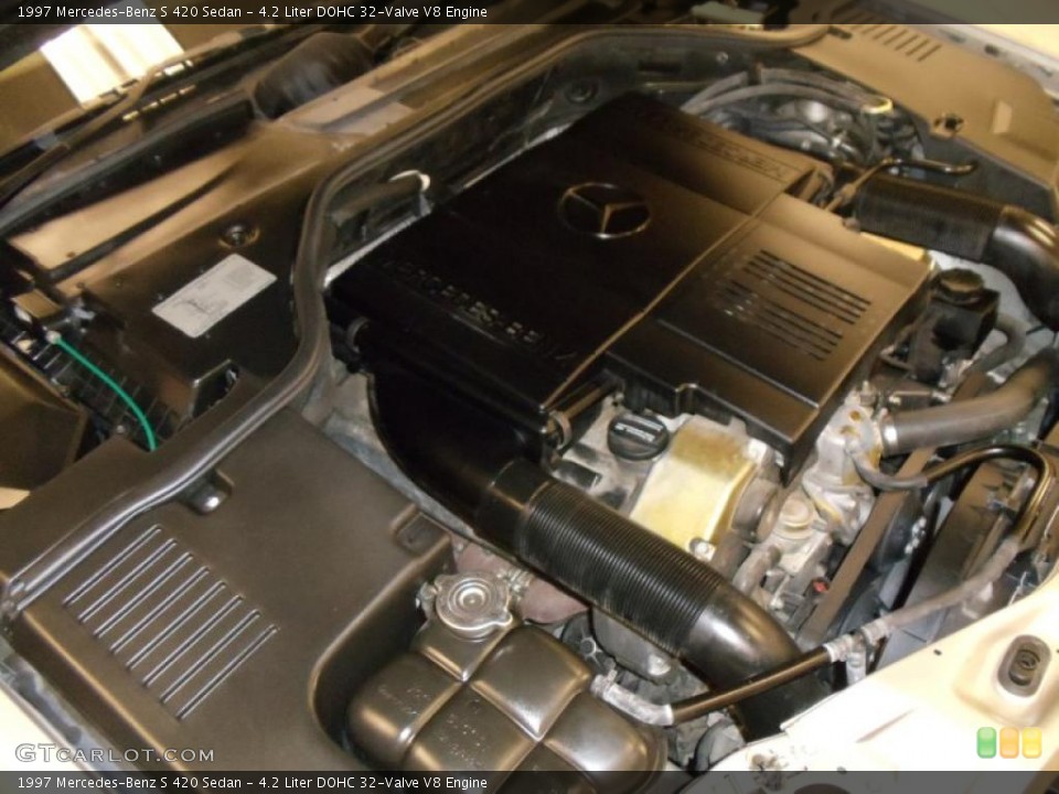 4.2 Liter DOHC 32-Valve V8 Engine for the 1997 Mercedes-Benz S #48494719
