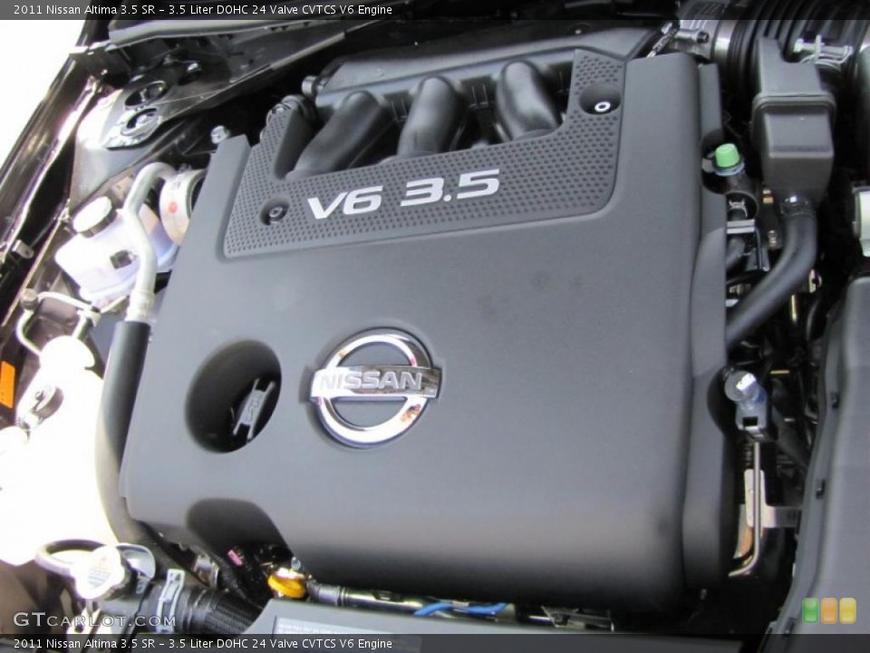 3.5 Liter DOHC 24 Valve CVTCS V6 2011 Nissan Altima Engine