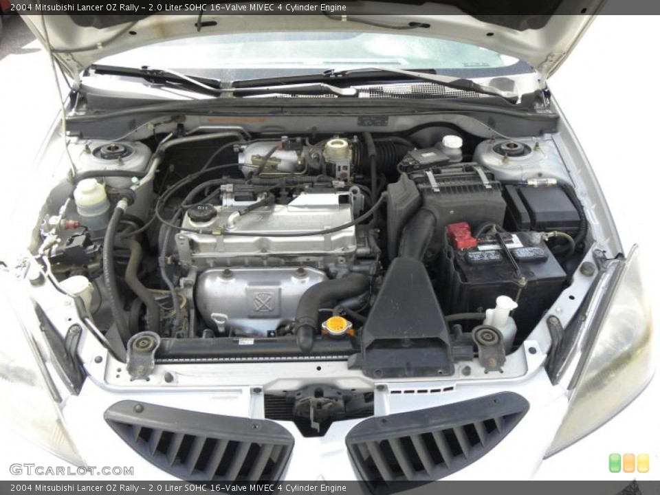 2.0 Liter SOHC 16-Valve MIVEC 4 Cylinder Engine for the 2004 Mitsubishi Lancer #48499597