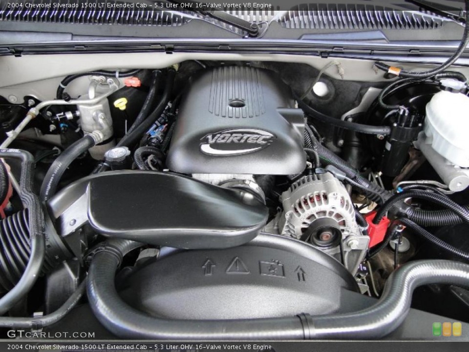 5.3 Liter OHV 16-Valve Vortec V8 Engine for the 2004 Chevrolet Silverado 1500 #48505722