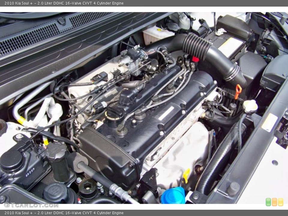 2.0 Liter DOHC 16-Valve CVVT 4 Cylinder Engine for the 2010 Kia Soul #48508200
