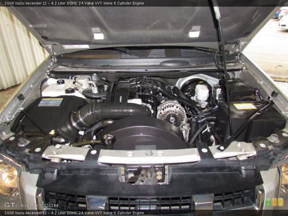 4.2 Liter DOHC 24 Valve VVT Inline 6 Cylinder 2006 Isuzu Ascender Engine