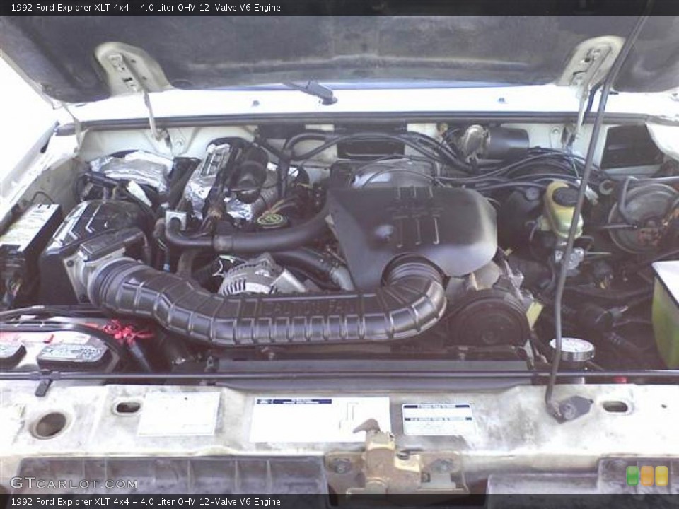 4.0 Liter OHV 12-Valve V6 1992 Ford Explorer Engine