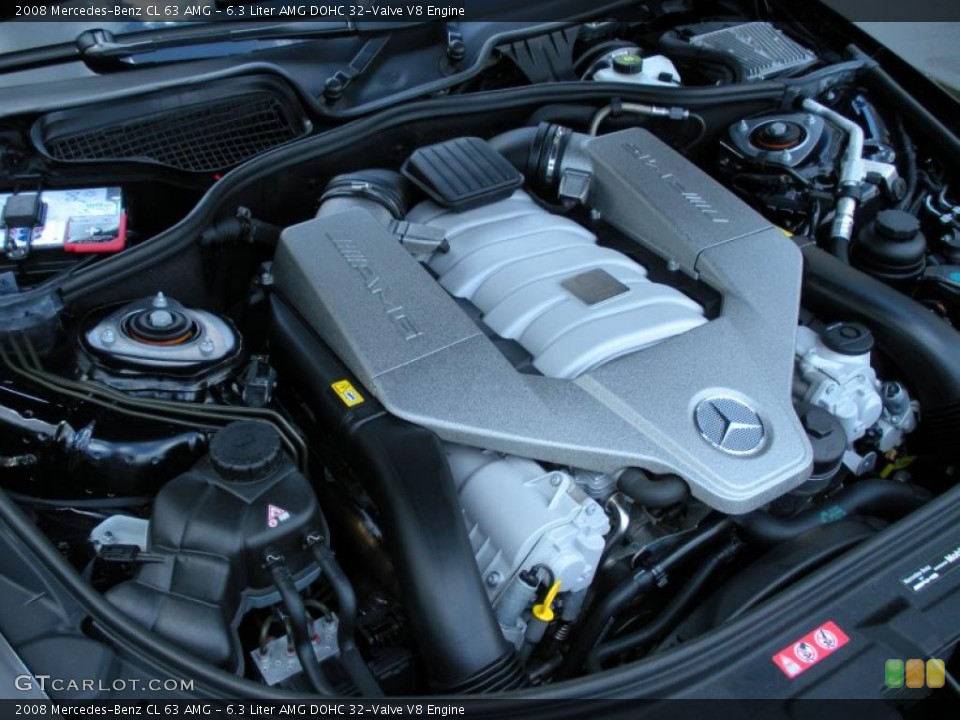 6.3 Liter AMG DOHC 32-Valve V8 Engine for the 2008 Mercedes-Benz CL #48515347