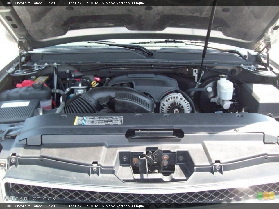 5.3 Liter Flex Fuel OHV 16-Valve Vortec V8 Engine for the 2008 Chevrolet Tahoe #48516676
