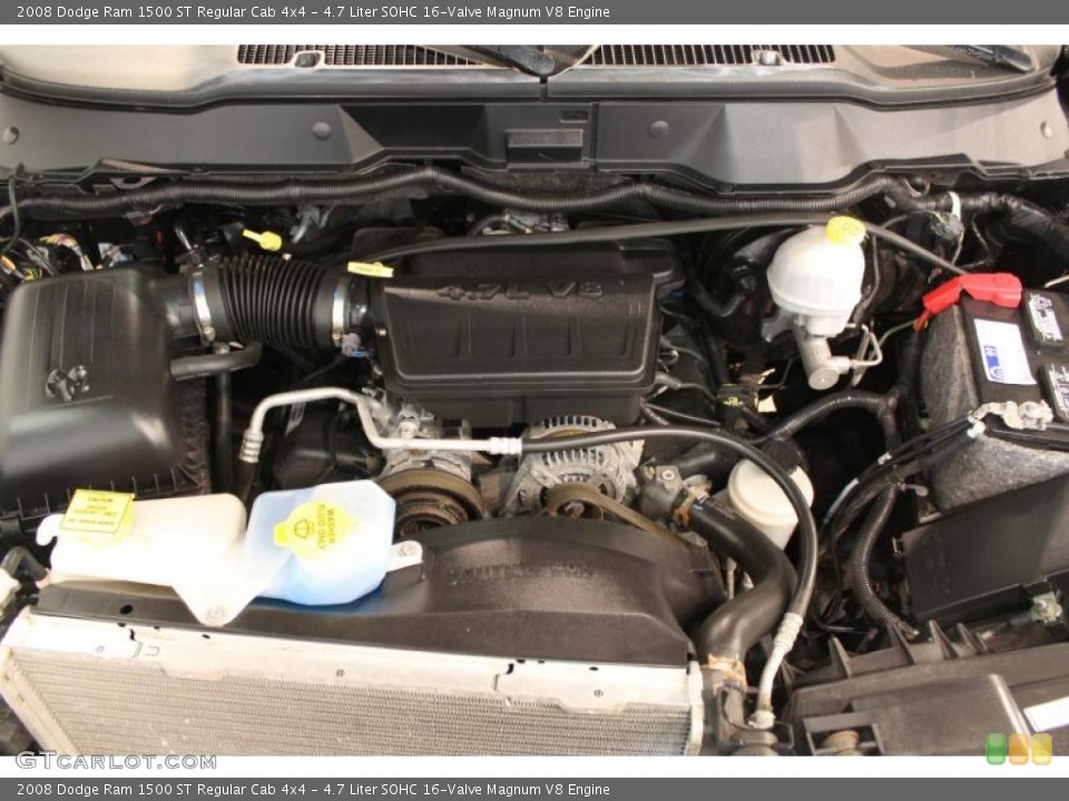 4.7 Liter SOHC 16-Valve Magnum V8 Engine for the 2008 Dodge Ram 1500 #48518242