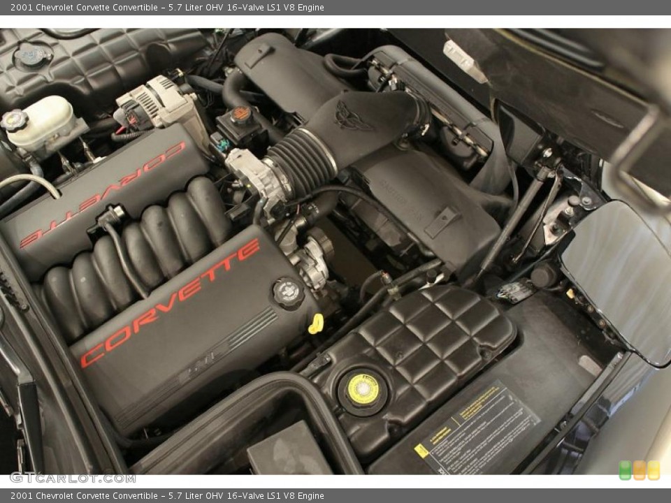 5.7 Liter OHV 16-Valve LS1 V8 Engine for the 2001 Chevrolet Corvette #48518416
