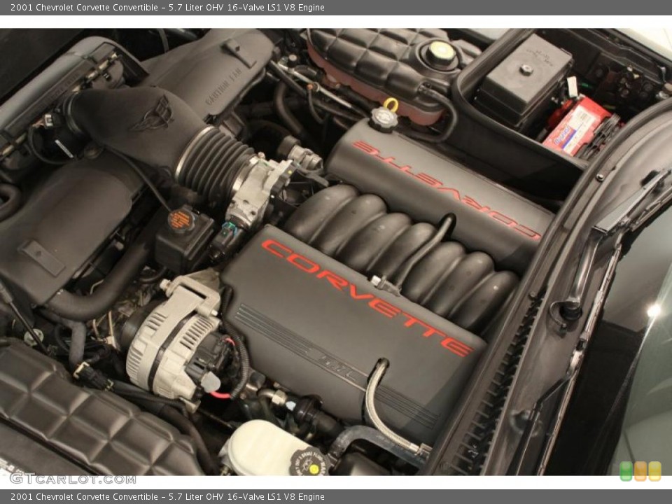 5.7 Liter OHV 16-Valve LS1 V8 Engine for the 2001 Chevrolet Corvette #48518425