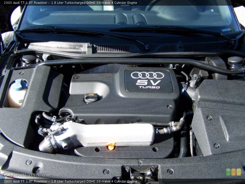 1.8 Liter Turbocharged DOHC 20-Valve 4 Cylinder Engine for the 2003 Audi TT #48521920