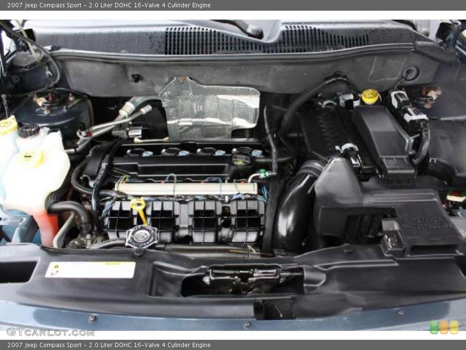 2.0 Liter DOHC 16-Valve 4 Cylinder 2007 Jeep Compass Engine