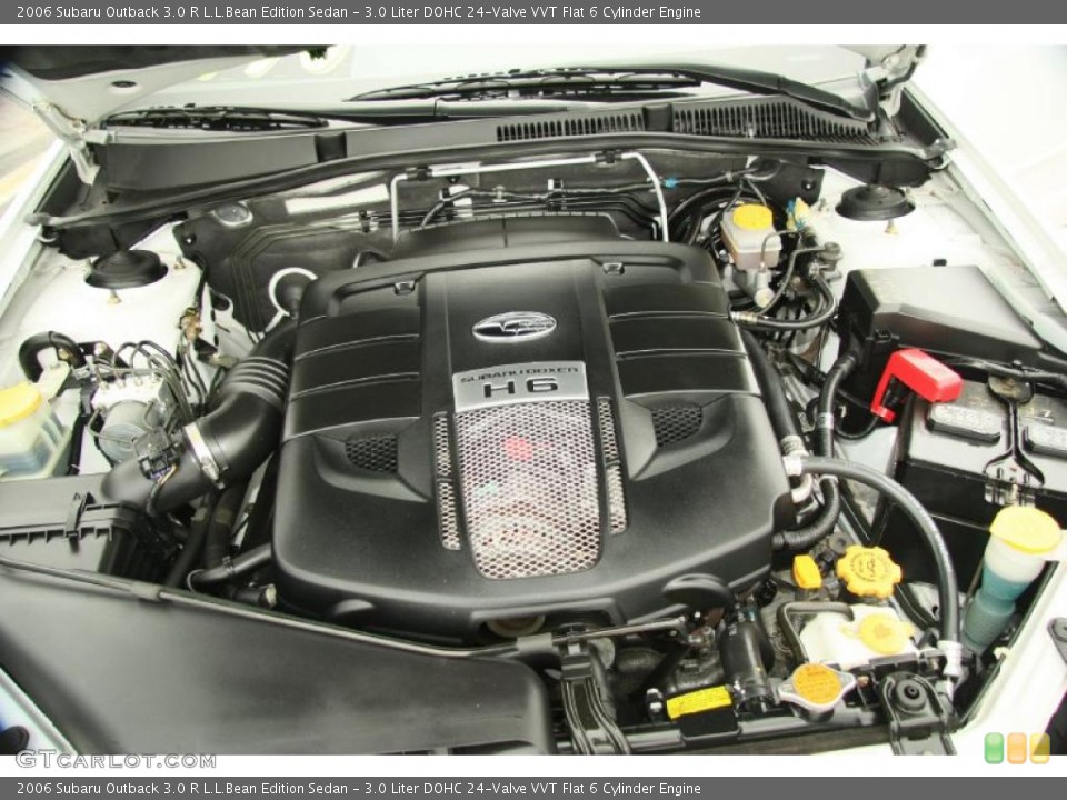 3.0 Liter DOHC 24-Valve VVT Flat 6 Cylinder 2006 Subaru Outback Engine