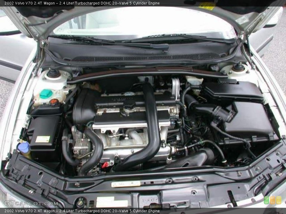 2.4 Liter Turbocharged DOHC 20-Valve 5 Cylinder Engine for the 2002 Volvo V70 #48533678