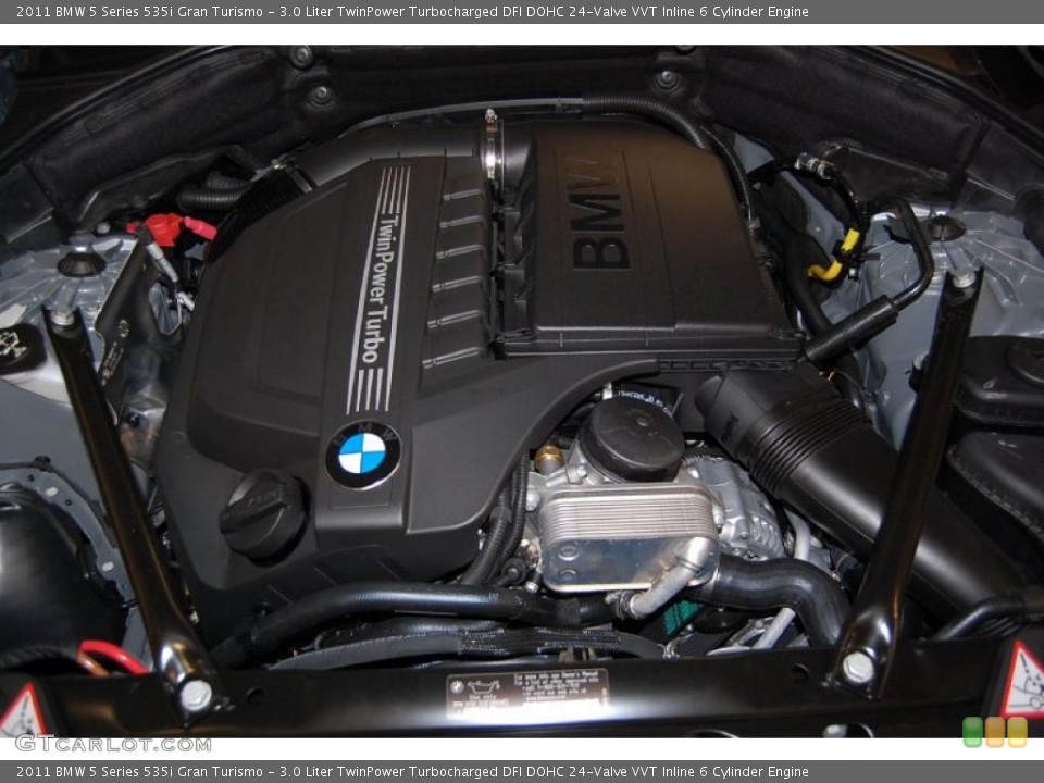 3.0 Liter TwinPower Turbocharged DFI DOHC 24-Valve VVT Inline 6 Cylinder Engine for the 2011 BMW 5 Series #48544256