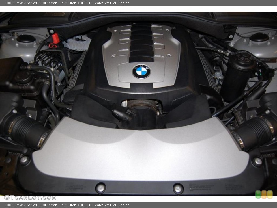 4.8 Liter DOHC 32-Valve VVT V8 Engine for the 2007 BMW 7 Series #48545249