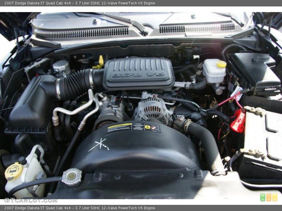 3.7 Liter SOHC 12-Valve PowerTech V6 Engine for the 2007 Dodge Dakota #48546893