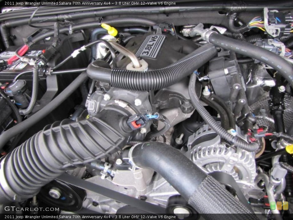 3.8 Liter OHV 12-Valve V6 Engine for the 2011 Jeep Wrangler Unlimited #48552524