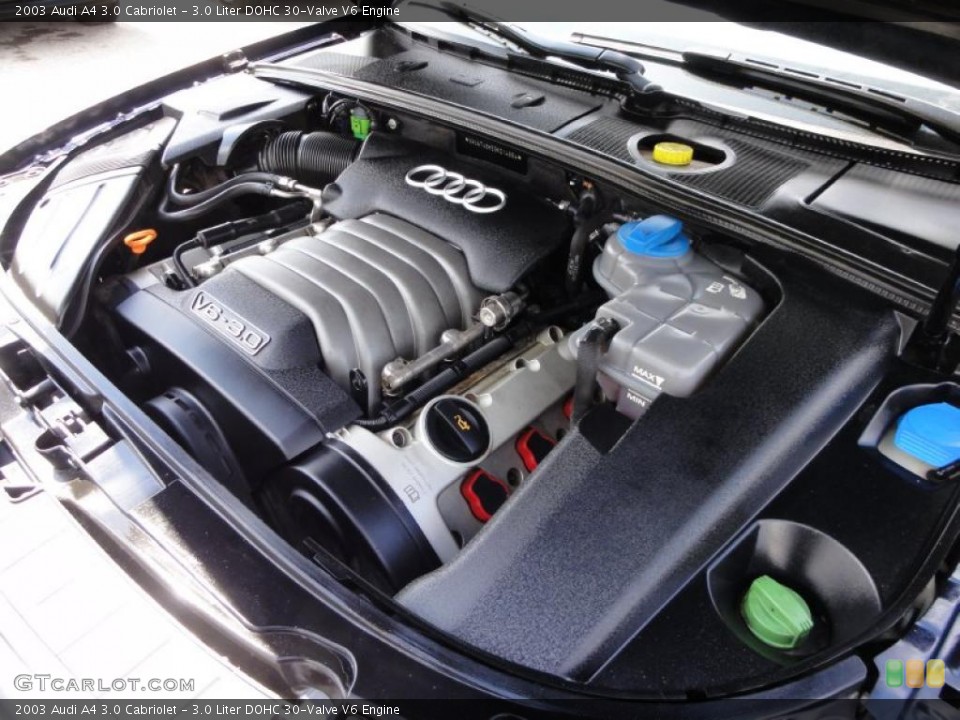 3.0 Liter DOHC 30-Valve V6 Engine for the 2003 Audi A4 #48554996