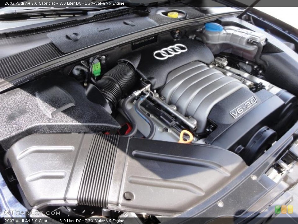 3.0 Liter DOHC 30-Valve V6 Engine for the 2003 Audi A4 #48555008