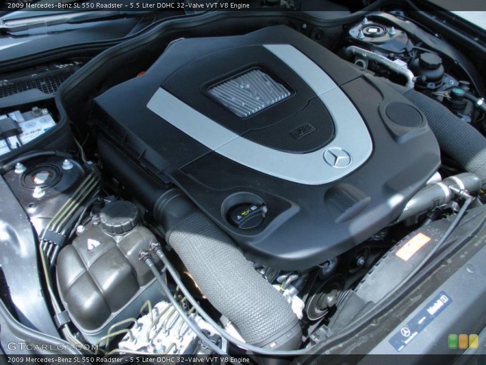 5.5 Liter DOHC 32-Valve VVT V8 Engine for the 2009 Mercedes-Benz SL #48565078