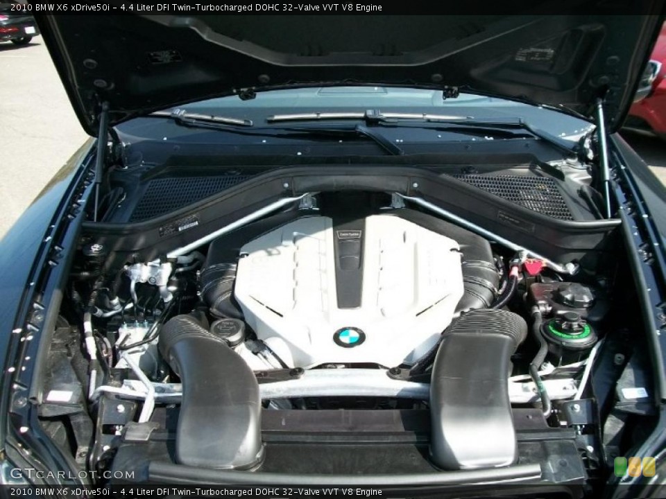 4.4 Liter DFI Twin-Turbocharged DOHC 32-Valve VVT V8 Engine for the 2010 BMW X6 #48573512
