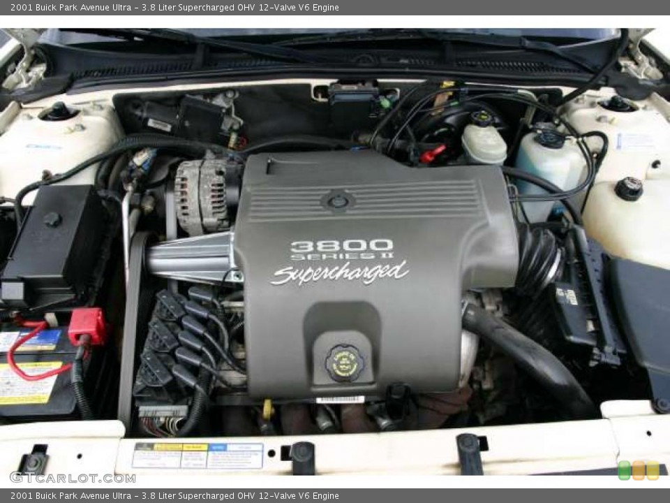3.8 Liter Supercharged OHV 12-Valve V6 Engine for the 2001 Buick Park Avenue #48574424