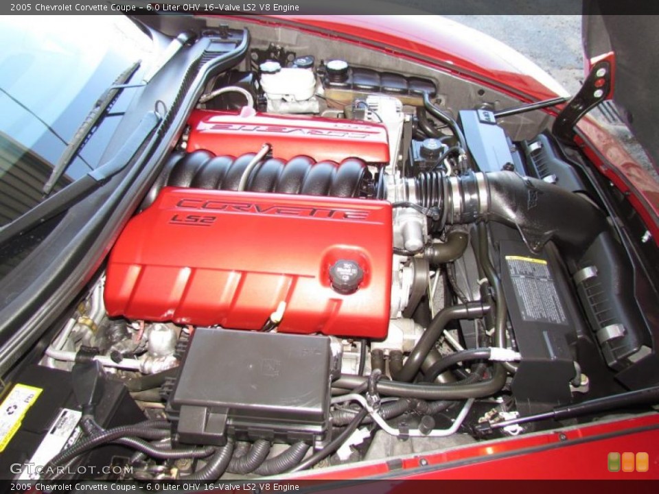 6.0 Liter OHV 16-Valve LS2 V8 Engine for the 2005 Chevrolet Corvette #48591238