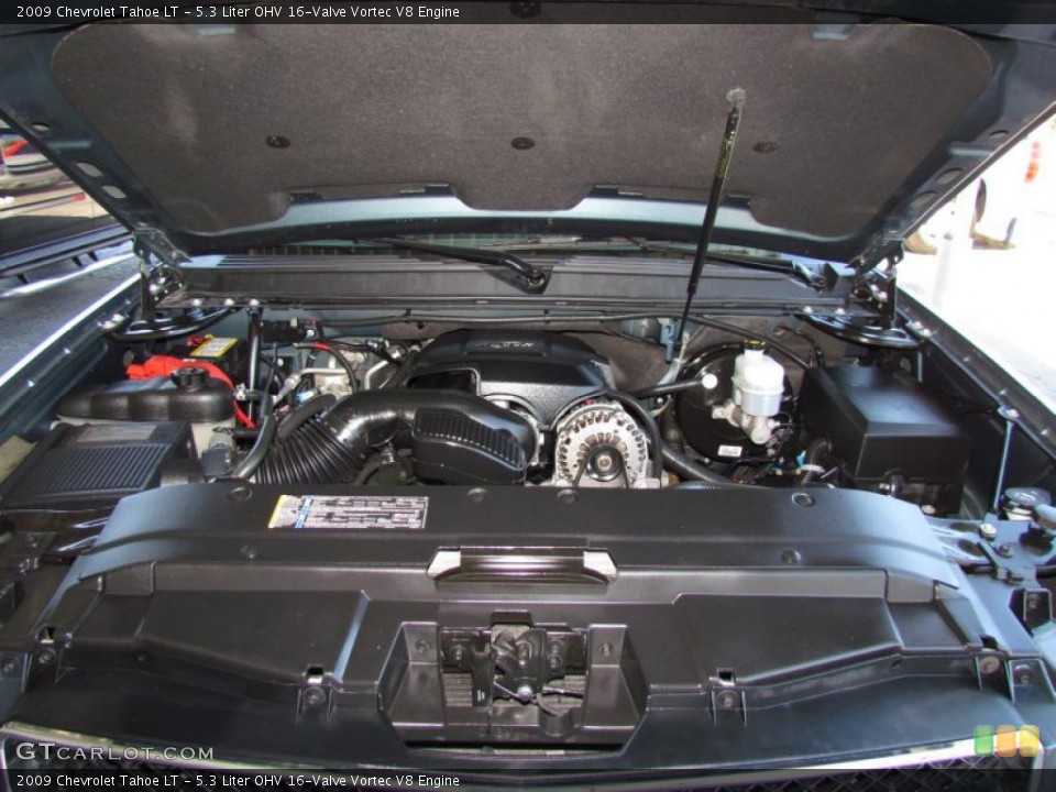 5.3 Liter OHV 16-Valve Vortec V8 Engine for the 2009 Chevrolet Tahoe #48593797