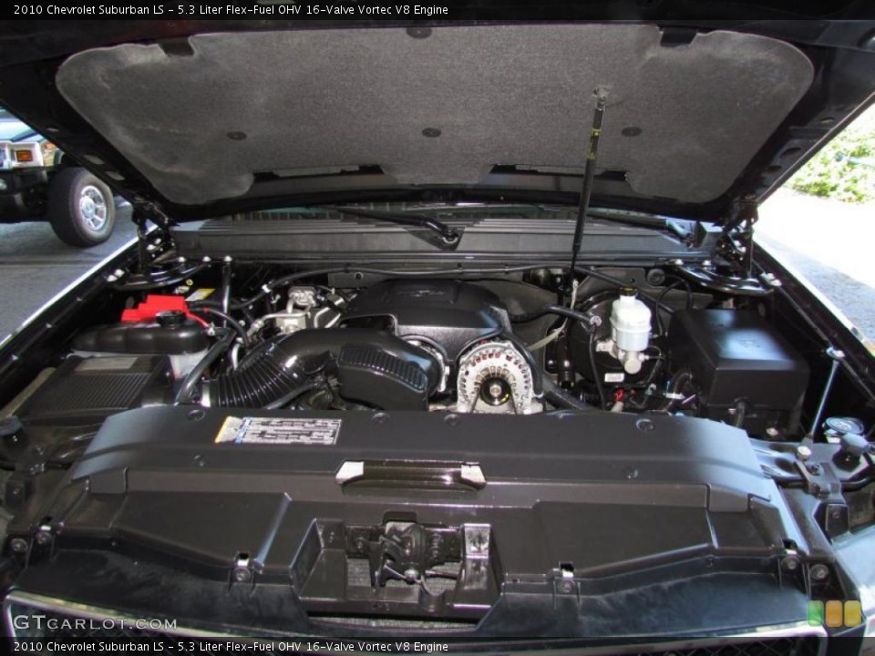 5.3 Liter Flex-Fuel OHV 16-Valve Vortec V8 2010 Chevrolet Suburban Engine