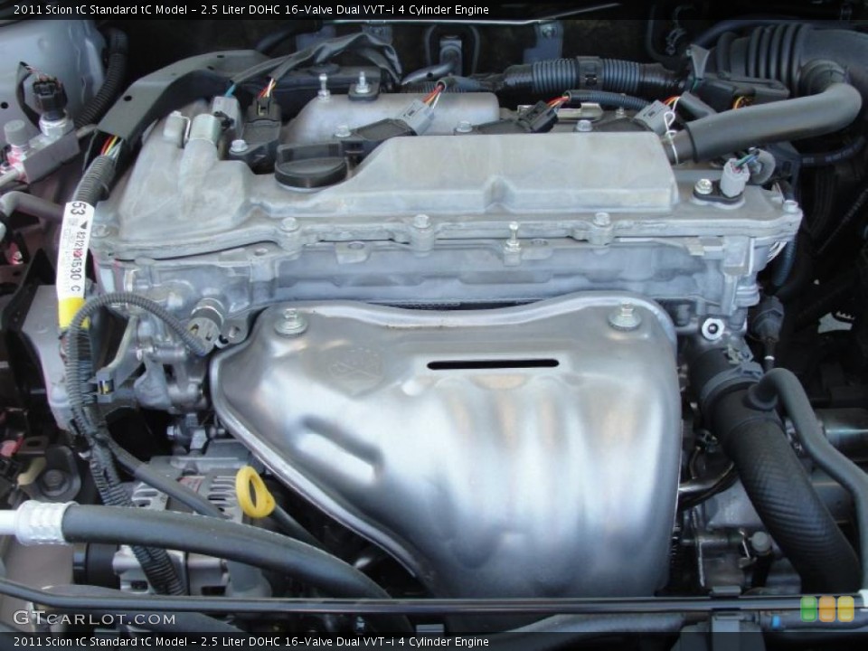 2.5 Liter DOHC 16-Valve Dual VVT-i 4 Cylinder Engine for the 2011 Scion tC #48603340