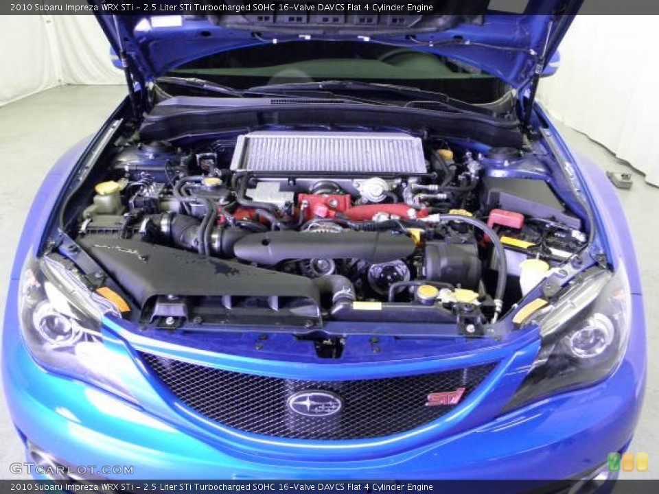 2.5 Liter STi Turbocharged SOHC 16-Valve DAVCS Flat 4 Cylinder Engine for the 2010 Subaru Impreza #48612761