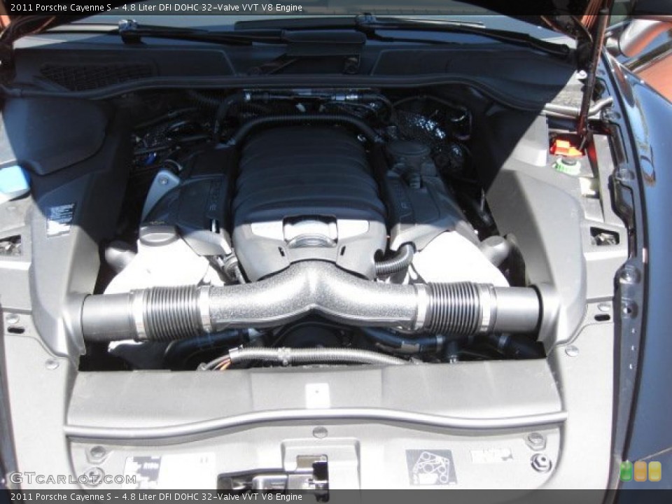 4.8 Liter DFI DOHC 32-Valve VVT V8 Engine for the 2011 Porsche Cayenne #48624657