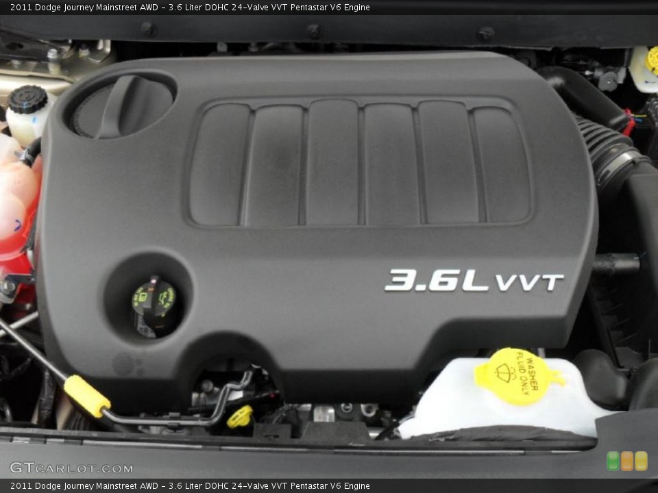 3.6 Liter DOHC 24-Valve VVT Pentastar V6 Engine for the 2011 Dodge Journey #48630532