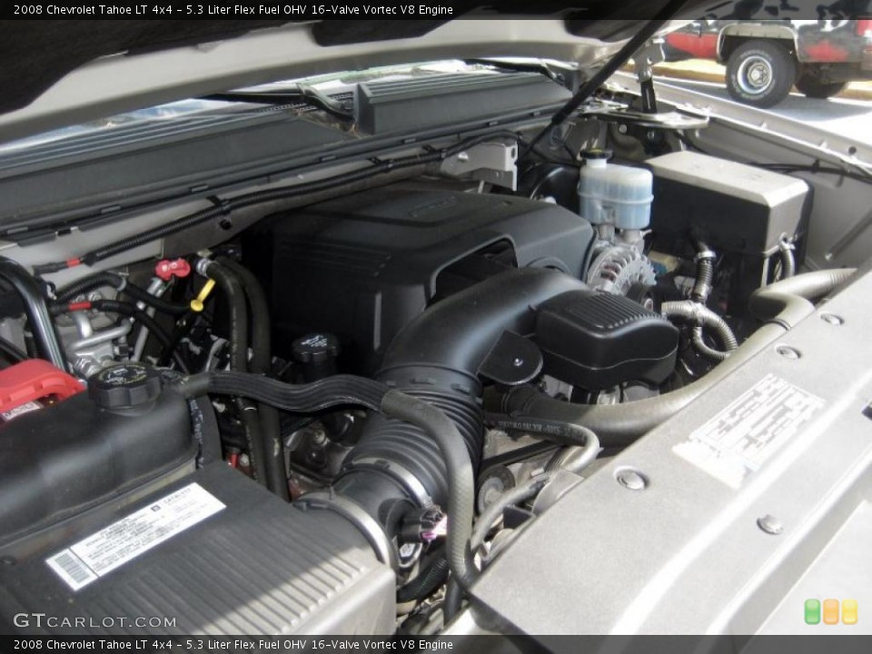 5.3 Liter Flex Fuel OHV 16-Valve Vortec V8 Engine for the 2008 Chevrolet Tahoe #48635222