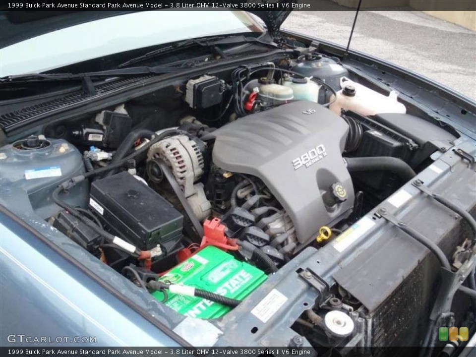 3.8 Liter OHV 12-Valve 3800 Series II V6 Engine for the 1999 Buick Park Avenue #48637497
