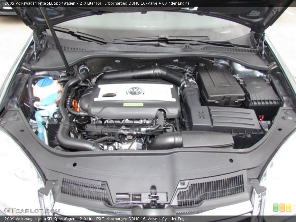 2.0 Liter FSI Turbocharged DOHC 16-Valve 4 Cylinder Engine for the 2009 Volkswagen Jetta #48642907