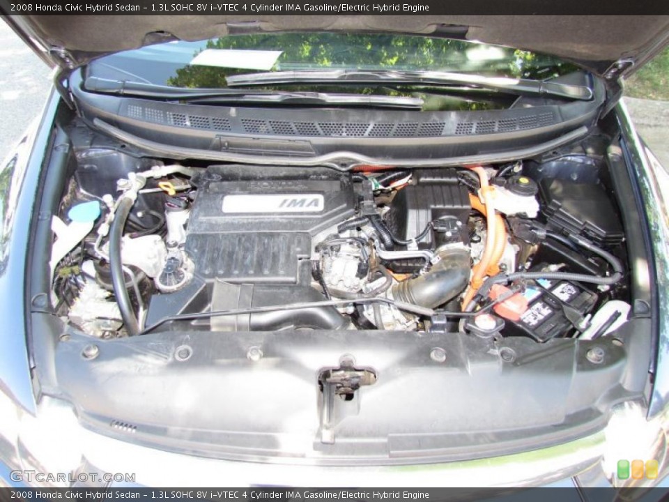 1.3L SOHC 8V i-VTEC 4 Cylinder IMA Gasoline/Electric Hybrid Engine for the 2008 Honda Civic #48646798