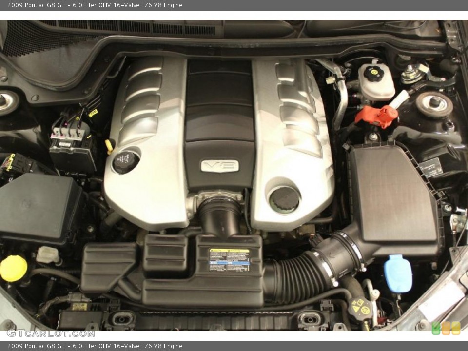 6.0 Liter OHV 16-Valve L76 V8 Engine for the 2009 Pontiac G8 #48649681