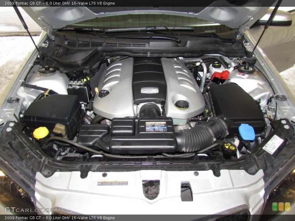 6.0 Liter OHV 16-Valve L76 V8 Engine for the 2009 Pontiac G8 #48661267