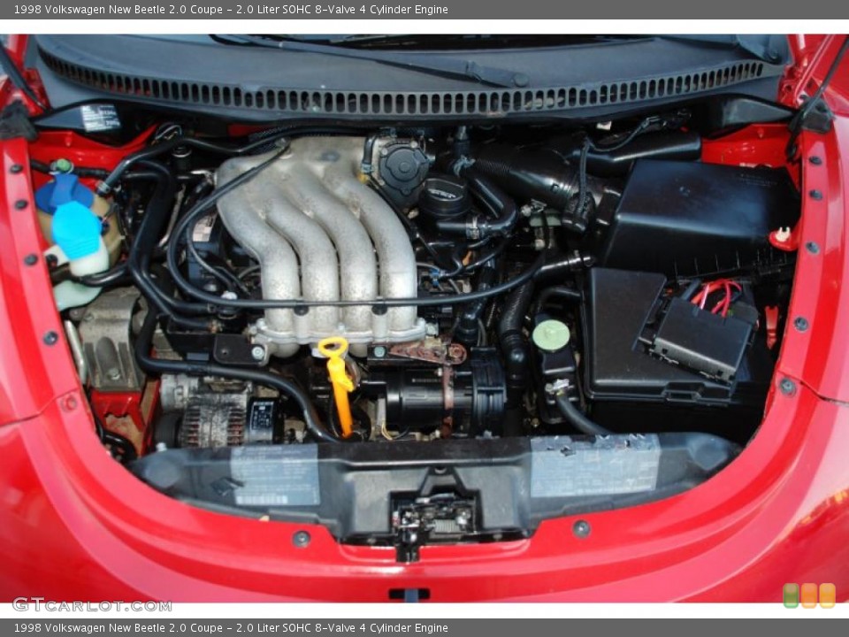 2.0 Liter SOHC 8-Valve 4 Cylinder Engine for the 1998 Volkswagen New Beetle #48665232