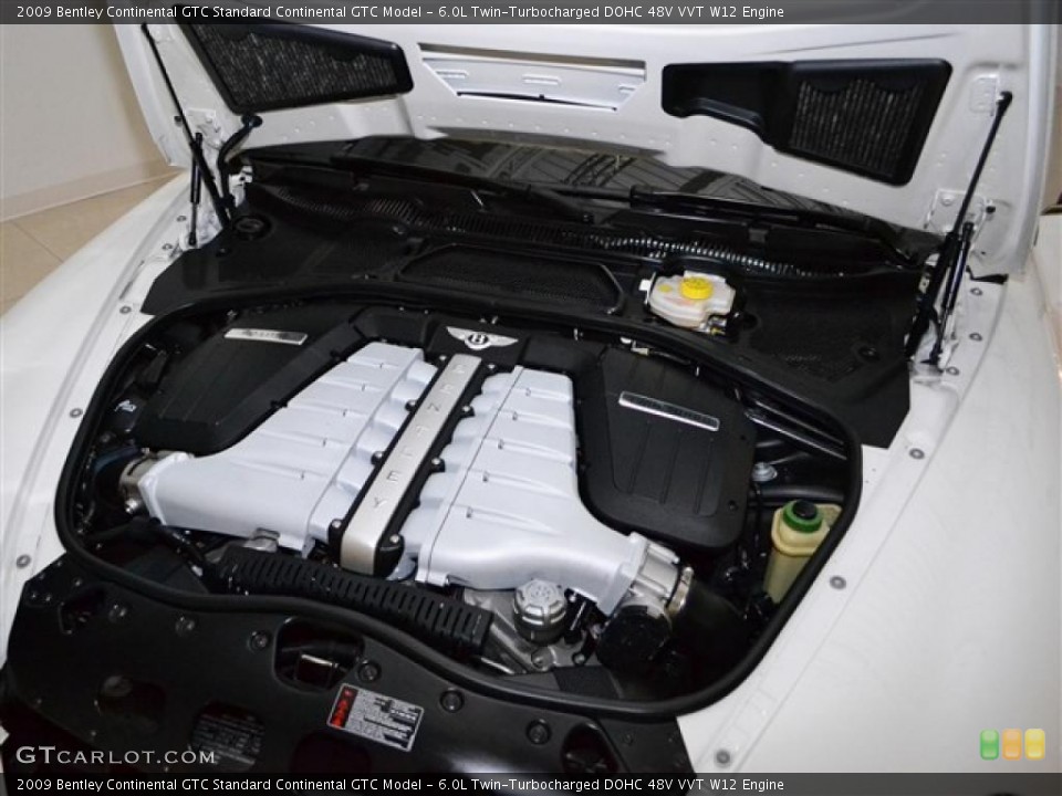 6.0L Twin-Turbocharged DOHC 48V VVT W12 Engine for the 2009 Bentley Continental GTC #48666258